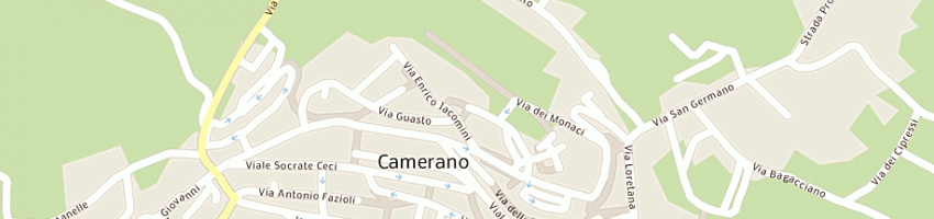 Mappa della impresa centro di aggregazione femminile centro donna a CAMERANO