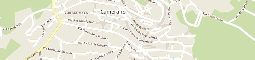 Mappa della impresa tontarelli costantino a CAMERANO