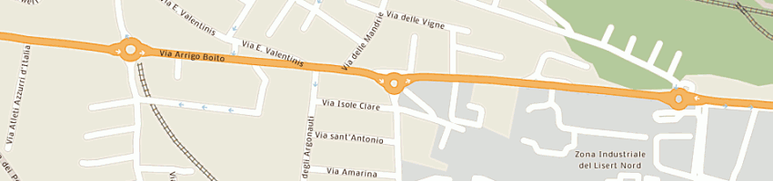 Mappa della impresa macelleria carsica di muzdeka dusan e c sas a MONFALCONE
