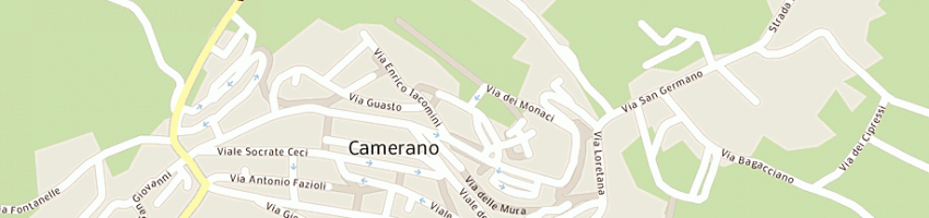 Mappa della impresa manfrini ercolano a CAMERANO