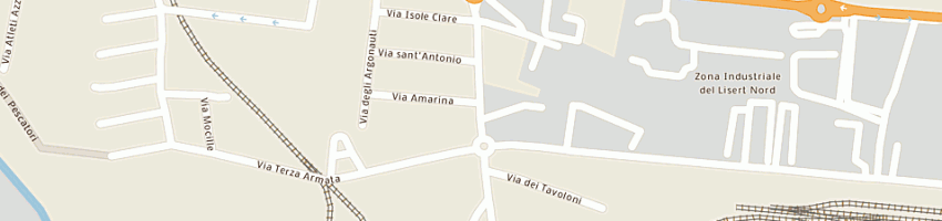 Mappa della impresa studio zero uno srl a MONFALCONE