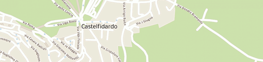 Mappa della impresa romagnoli renzo a CASTELFIDARDO