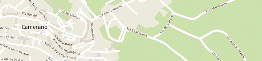 Mappa della impresa confezioni lgdi castellani ge marchetti lsnc a CAMERANO