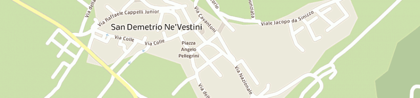 Mappa della impresa mastrangeli aldo a SAN DEMETRIO NEVESTINI