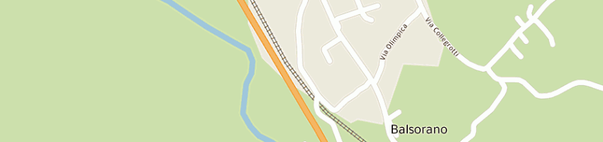 Mappa della impresa corsetti severino a BALSORANO