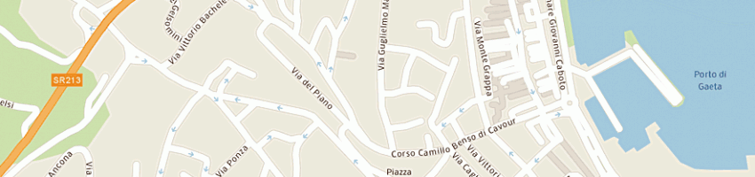 Mappa della impresa pizzeria malu' di alviti salvatore a LATINA