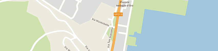 Mappa della impresa tappezzeria nautica a GAETA