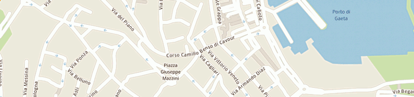 Mappa della impresa casaregola maria cristina e c snc a GAETA