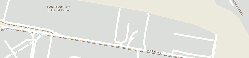 Mappa della impresa valle ca' zuliani srl a MONFALCONE