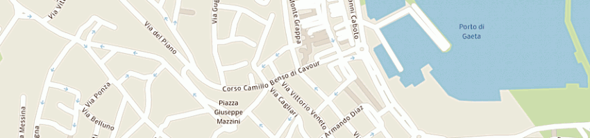 Mappa della impresa parrucchiere simone di vecchio simone a GAETA