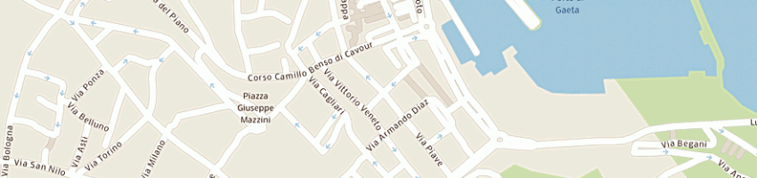 Mappa della impresa credit suisse italy spa a GAETA