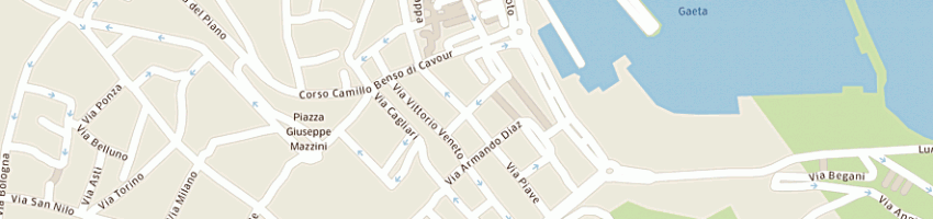 Mappa della impresa di marco marcello a GAETA