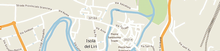Mappa della impresa meg srl a ISOLA DEL LIRI