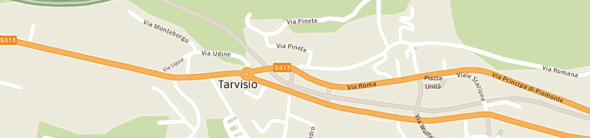 Mappa della impresa cdm snc di comandini mirella e c a TARVISIO