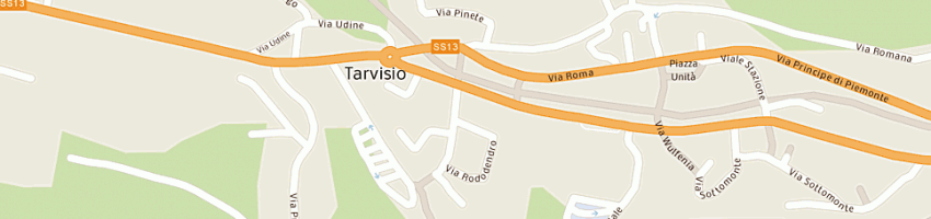 Mappa della impresa new express srl a TARVISIO