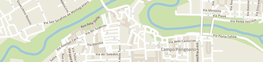Mappa della impresa shanghai sas di jin haiqun e c a ASCOLI PICENO