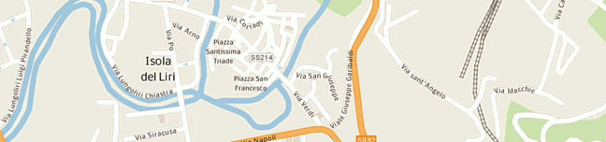 Mappa della impresa urp - comune isola del liri a ISOLA DEL LIRI
