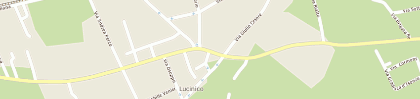 Mappa della impresa panifpasticc azzano molino di bortolotti alba e c snc a GORIZIA