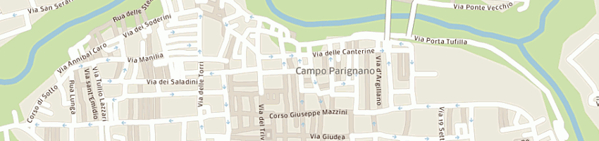 Mappa della impresa ristorante la locandiera di bachetti giuliano e c snc a ASCOLI PICENO
