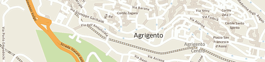 Mappa della impresa saito giovanni a AGRIGENTO