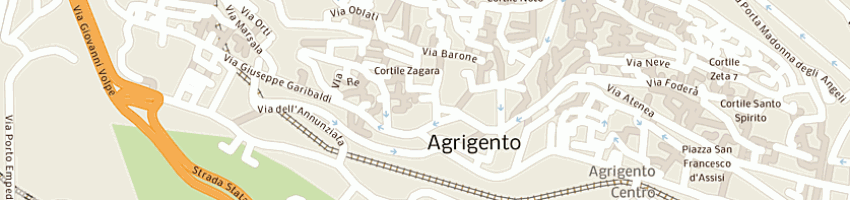 Mappa della impresa centro storico sas a AGRIGENTO