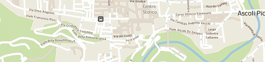 Mappa della impresa santini elvino a ASCOLI PICENO
