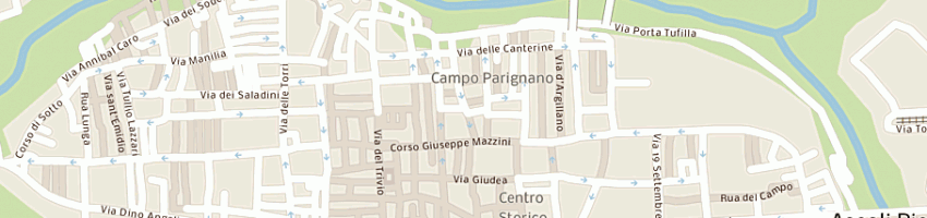Mappa della impresa consorzio di bonifica del tronto a ASCOLI PICENO