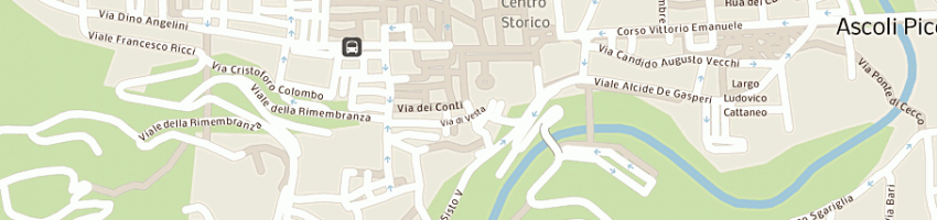 Mappa della impresa parrucchiere marcelli pio a ASCOLI PICENO