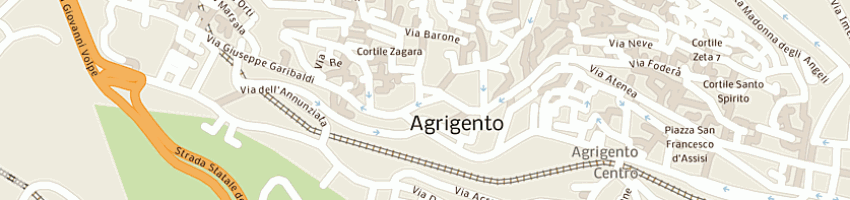 Mappa della impresa municipio a AGRIGENTO