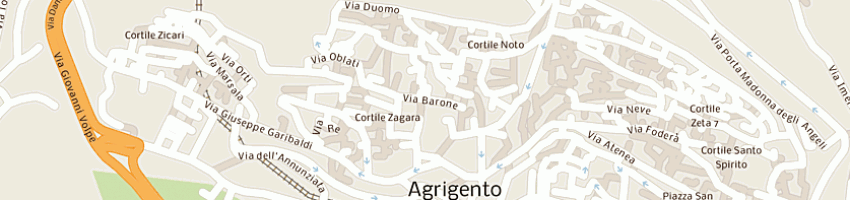 Mappa della impresa la calabrisella di lauricella venera a AGRIGENTO