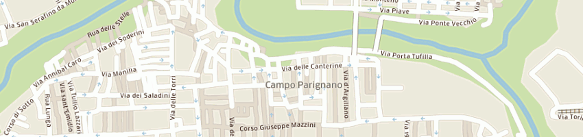 Mappa della impresa trattoria da middio di roggi gigliola e c snc a ASCOLI PICENO