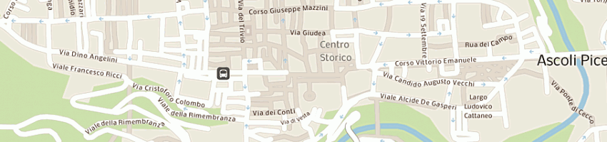 Mappa della impresa yoghi di de angelis gregorio a ASCOLI PICENO