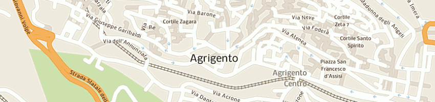 Mappa della impresa cartoleria tarcisio sarcuto e c snc a AGRIGENTO