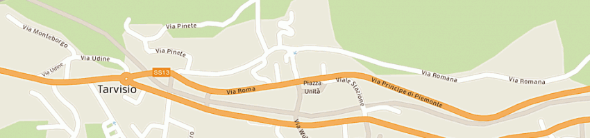 Mappa della impresa de prato lucia monti-bragadin paolo e c sas a TARVISIO
