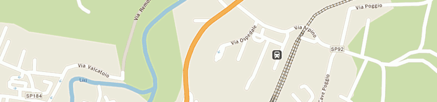 Mappa della impresa ospedale civile usl fr 7 a ISOLA DEL LIRI
