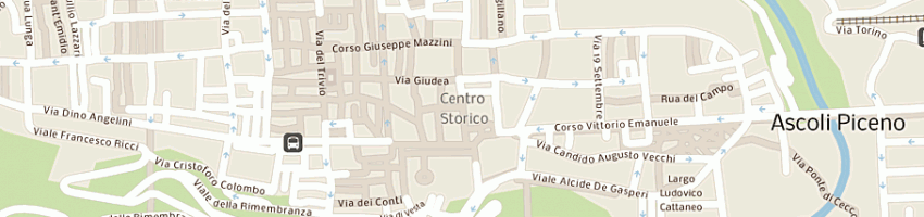 Mappa della impresa pizzeria oneway di levantesi vittoria a ASCOLI PICENO