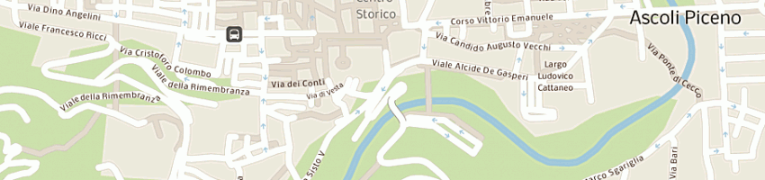 Mappa della impresa petrelli nicoletta a ASCOLI PICENO