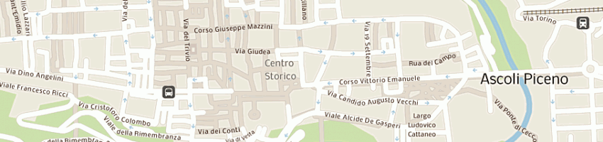 Mappa della impresa giacomini sandro a ASCOLI PICENO