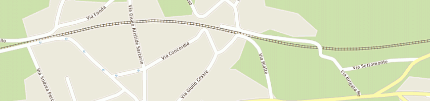 Mappa della impresa burgnich orietta a GORIZIA