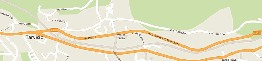 Mappa della impresa brejc marina a TARVISIO