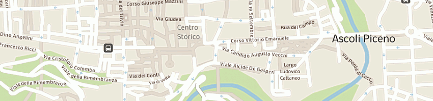 Mappa della impresa studio immobiliare media casa  a ASCOLI PICENO