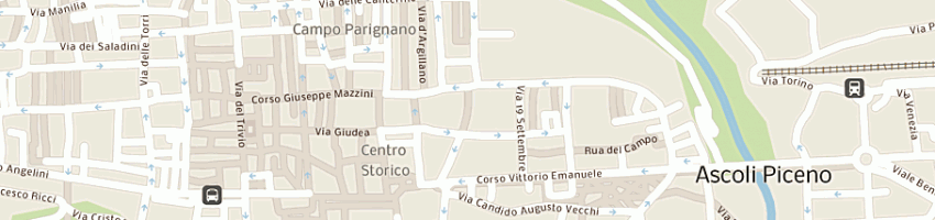 Mappa della impresa impresa pulizia la picena srl a ASCOLI PICENO