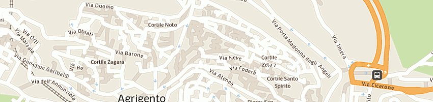 Mappa della impresa mbodji fatima a AGRIGENTO