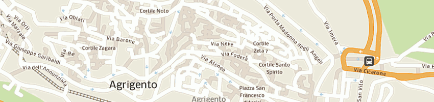Mappa della impresa avanzato maria antonella a AGRIGENTO
