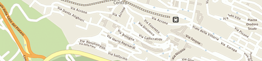 Mappa della impresa zambuto service di cummo rosaria a AGRIGENTO
