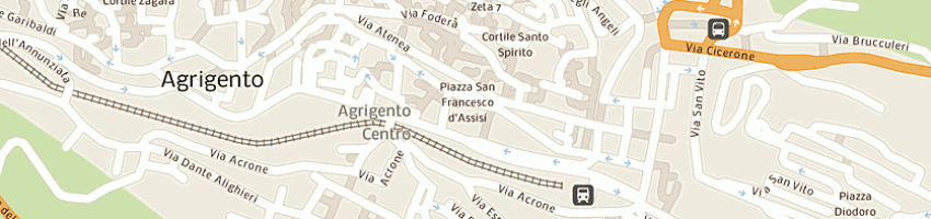 Mappa della impresa palazzotto calogero a AGRIGENTO