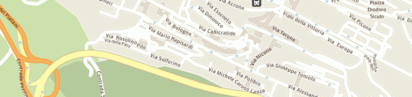 Mappa della impresa cleone viaggi di tortorici ferdinando a AGRIGENTO