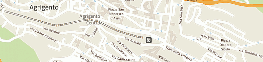 Mappa della impresa dopolavoro ferroviario a AGRIGENTO