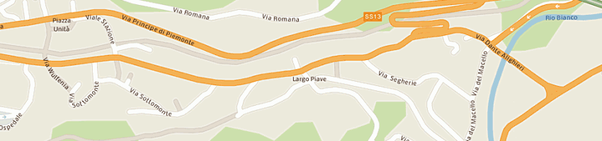 Mappa della impresa cardini luigi a TARVISIO
