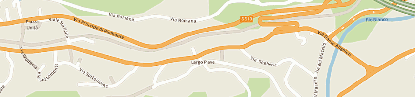 Mappa della impresa al cacciatore a TARVISIO